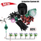 Automactic Drip Irrigation Kit  82ft Garden Plant Selft Watering System W  Timer