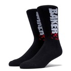 Baker Skateboards Socks Baker 3 Black