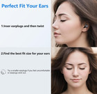 Ear Plugs For Sleeping Noise Cancelling Earplugs 45db Noise Reduction Silicone C