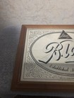 Vintage 1981 Blatz Beer Mirror Sign 20    X 14 5    Wood Frame Bar Mancave 