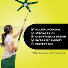 Extension Telescoping Pole 7-30 Ft   High Reach Extension Pole For Cleaning  Dus