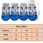 4pcs Dog Socks Non-slip Grip Slip Anti-skid S xl - Puppy Cat Pet Shoes Slippers   