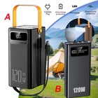 70000mah Fast Power Bank 120w Usb Backup External Battery Charger For Cell Phone