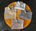 Izod   Ralph Lauren Lot Of 4 Plaid check Cotton Shirts Size 15 1 2