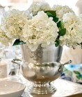 New Silver Pewter Champagne Wine Bucket Or Cachepot Urn Inspired By Ralph Lauren