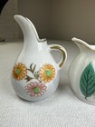 Pair Vintage Mid Century Modern Ceramic Japan Pottery Mini Bud Vase Small 3 5   