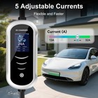 Level 2 Ev Charger Wifi App plug-play 32a 25ft 220v-240v Nema 14-50p Plug Evse