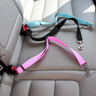 1pc Adjustable Dog Car Seat Belt Pet Safety Restraint Leash Clip Strap - New