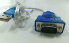 3x Usb To Rs232 Serial 9 Pin Db9 Male Converter Adapter Cable Win Xp 7 8 10