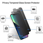 Bulk Lot Anti-spy Tempered Glass Hd Privacy Screen Protector For Iphone 13 12
