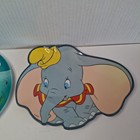 Lot Of 2 Disney Kids Plates  The Little Mermaid   Dumbo