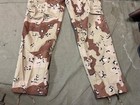 Original Desert Storm Us Army Chocolate Chip Camo Combat Field Trousers-small
