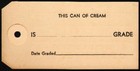 Vintage Cream Can Tag F M Stamper Co From Moberly Missouri New Old Stock N-mint