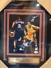 Allen Iverson Signed Autographed Philadelphia 76ers Kobe 8x10 Photo Framed Jsa