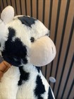 Jellycat Original Bashful Calf Medium Cow Plush Bnwt Black White Stuffed Animal