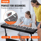 61-key Electric Piano Keyboard  200 Rhythms   Tones  60 Songs  Headphones   More