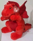 Ty Large Plush Beanie Buddy Original 2006 Y Ddraig Goch Dragon 10  Uk Excl Mwmts