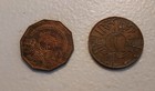 1938 And 1959 Iraq 1 Fil Coins