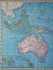 1892 Mcnally Map - Oceania - Australia New Zealand Hawaii Cook Marquesas Islands