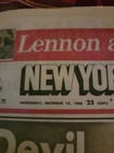 Original New York Posts Of John Lennon Murder