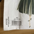 Vintage Vogue V1172 Reproduction Sewing Pattern Sizes 6-12