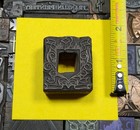 Antique Vtg Letter Decorative Border Letterpress Print Type Ornament Cut Block