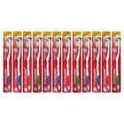 Colgate Toothbrushes Premier Extra Clean   12 Toothbrushes  Medium Hard