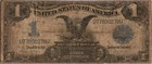 1899  1 Silver Certificate  black Eagle  Note - Series 1899 - Well Circulated