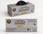 Black Nitrile Gloves Large 100ct Sunset 4mil Powder Free 