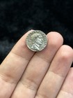 Very Old Rare Ancient Roman Greek Unique King Image Silver Coated Coin