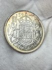 Canada 1944 Silver 50 Cent Half Dollar King George Vi 80  Silver L243