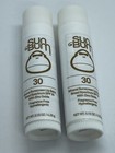 New 2x Sun Bum Spf 30 Mineral Sunscreen Lip Balm Full Size 0 15oz Sealed Authntc