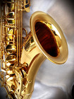 Barrington Amber Gold Tenor Sax W original Case   Rico Royal B3 Mpc  - Minty