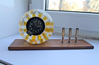 Rare Vintage Soviet Ussr Military Tank Clock 127 Chs Molnija Tank Watch Old