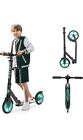 Wayplus Kick Scooter For Ages 6  kid  Teens   Adults  Max Load 240 Lbs  Foldable