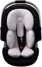 Infant Car Seat Head Neck Body Support  Ultra-soft Minky And Microfiber Newbo   