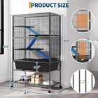 59  Ferret Cage 4-floor Critter Nation Cage Chinchilla Rat Mice Squirrel Rabbit