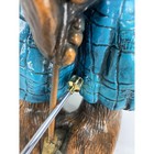 Vintage Progressive Art 1970 Monkey Chimp Golfer Statue Sculpture Decor Unique