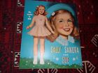 Sally Sandra Sue  Vintage Uncut Merrill Paper Dolls Book From 1955