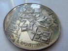 1969 Tunisia St  Augustine Vintage Proof Silver Dinar Coin - Rare   Toned 