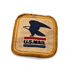 Vintage 1970s Us Mail Eagle Logo Usps United States Post Office 3  Sew-on Patch