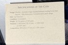 1997 S Commemorative Silver Dollar - Jackie Robinson     In Box W  Coa