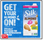 Silk Almond Milk  Unsweetened Vanilla  32 Fluid Ounce Pack Of 6  Vanilla Almond