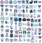 100pcs Suicide Awareness Stickers Suicide Prevention Stickers For Depressed Pers