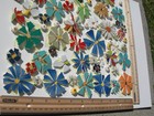 One Square Ft Mix Flowers Mosaic Tiles  67 Assorted Colorful Daisy Craft Tiles