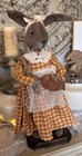 Primitive Handmade Rabbit Doll Folk Art Handmade