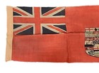 J j  Turner   Sons Canadian Red Ensign Civil Flag 17  H X 36  L 1907 - 1922