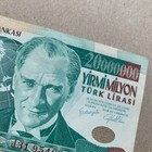 Turkey 20 Million Lira  2000 s   Globe Vf Turkish Money Ephesus Ataturk Turkiye