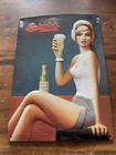 Budweiser Beer Metal Sign Advertisement Bar Lounge Tavern Sign 11  X 8  Vintage