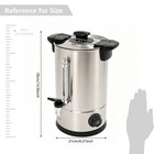 2 11-gallon Stainless Steel Coffee Urn Commercial Dispenser For Tea Coffee Cater